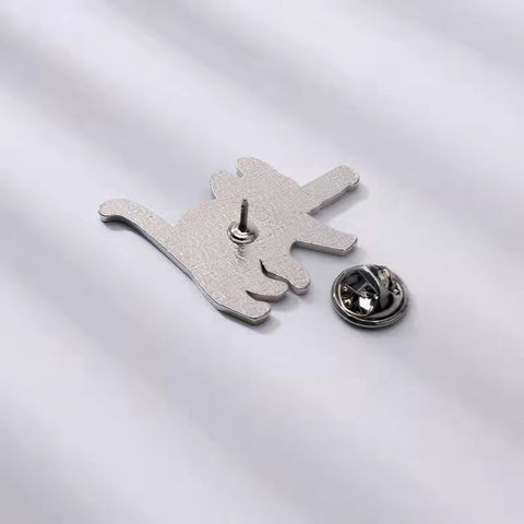 SPOOKY BLACK CAT PIN